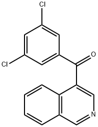 (3,5-二氯苯基)(异喹啉-4-基)甲酮图片