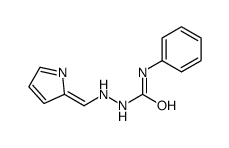 1-phenyl-3-[[(Z)-pyrrol-2-ylidenemethyl]amino]urea结构式