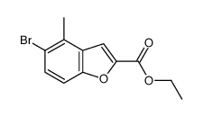 Ethyl 5-bromo-4-Methylbenzofuran-2-carboxylate Structure