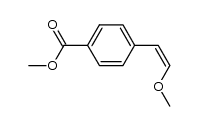 4-(2-methoxyethenyl)-benzoic acid methyl ester Structure