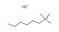 hexyl-trimethyl-ammonium, hydroxide结构式