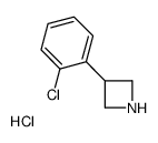 3-(2-chlorophenyl)azetidine,hydrochloride结构式