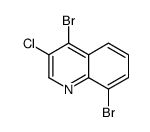 3-Chloro-4,8-dibromoquinoline结构式