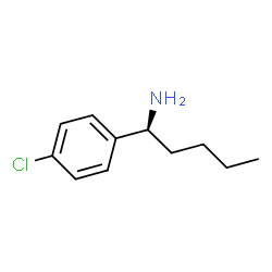 (1S)-1-(4-CHLOROPHENYL)PENTYLAMINE Structure