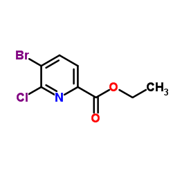 Ethyl 5-bromo-6-chloropicolinate structure