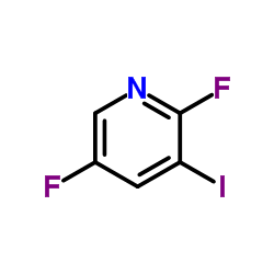 2-FLUORO-3-IODO-5-FLUOROPYRIDINE structure