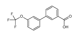 3'-(Trifluoromethoxy)biphenyl-3-carboxylic acid structure