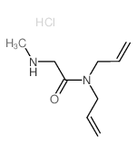 N,N-Diallyl-2-(methylamino)acetamide hydrochloride结构式