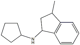 Cyclopentyl-(3-methyl-indan-1-yl)-amine structure