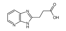 3-(2-imidazo(4,5-b)pyridine)propionic acid结构式