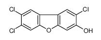 2,7,8-trichlorodibenzofuran-3-ol Structure