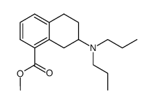 (+/-)-methyl 2-(dipropylamino)tetralin-8-carboxylate Structure