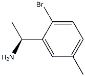 (1S)-1-(2-BROMO-5-METHYLPHENYL)ETHYLAMINE结构式