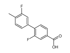2,3'-DIFLUORO-4'-METHYL-[1,1'-BIPHENYL]-4-CARBOXYLIC ACID structure