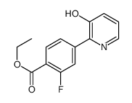 ethyl 2-fluoro-4-(3-hydroxypyridin-2-yl)benzoate Structure