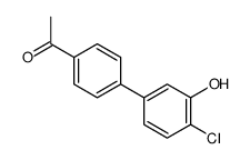 1-[4-(4-chloro-3-hydroxyphenyl)phenyl]ethanone结构式