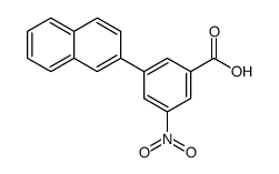 3-naphthalen-2-yl-5-nitrobenzoic acid结构式