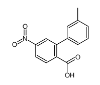 2-(3-methylphenyl)-4-nitrobenzoic acid结构式