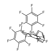 Stannane, tris(pentafluorophenyl)phenyl-结构式