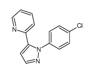 2-(1-(4-CHLOROPHENYL)-1H-PYRAZOL-5-YL)PYRIDINE结构式