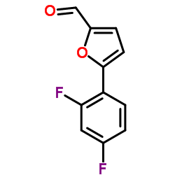 5-(2,4-DIFLUORO-PHENYL)-FURAN-2-CARBALDEHYDE Structure