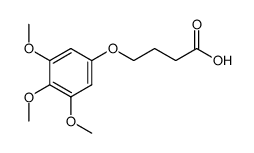 4-(3,4,5-trimethoxyphenoxy)butanoic acid结构式