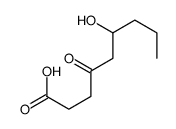 6-hydroxy-4-oxononanoic acid Structure