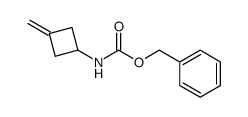 (3-亚甲基环丁基)氨基甲酸苄酯结构式