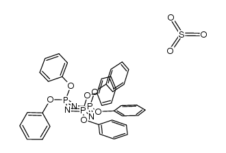 hexaphenoxycyclotriphosphazene * 3 sulfurtrioxide Structure