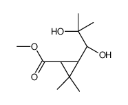 methyl (1R,3S)-3-[(1S)-1,2-dihydroxy-2-methylpropyl]-2,2-dimethylcyclopropane-1-carboxylate Structure