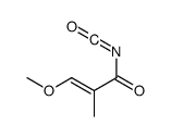 3-methoxy-2-methylprop-2-enoyl isocyanate Structure