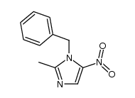 1-benzyl-2-methyl-5-nitro-1H-imidazole Structure