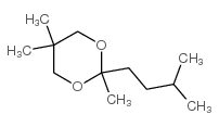 2,5,5-trimethyl-2-(3-methylbutyl)-1,3-dioxane Structure