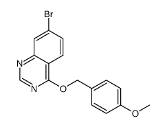 7-bromo-4-(4-methoxybenzyloxy)quinazoline结构式