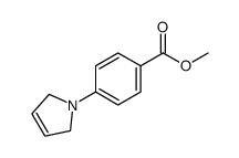 N-(4'-(methoxycarbonyl)phenyl)-3-pyrroline结构式