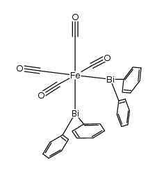 cis-(Ph2Bi)2Fe(CO)4结构式