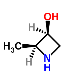 (2S,3S)-2-Methyl-3-azetidinol结构式