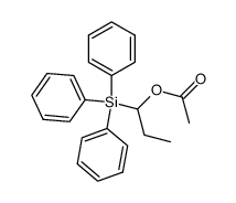 (1-Acetoxypropyl)triphenylsilane结构式