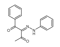 1-phenyl-butane-1,2,3-trione-2-phenylhydrazone结构式