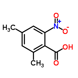 2,4-Dimethyl-6-nitrobenzoic acid结构式