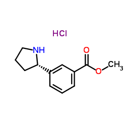 (S)-3-(吡咯烷-2-基)苯甲酸甲酯盐酸盐图片