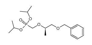 (S)-1-O-benzyl-2-O-<(diisopropylphosphono)methyl>-1,2-propanediol结构式
