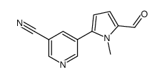 5-(5-formyl-1-methylpyrrol-2-yl)-nicotinonitrile结构式