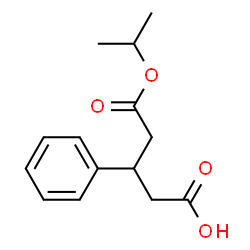 Pentanedioic acid, 3-phenyl-, mono(1-methylethyl) ester (9CI)结构式