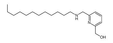 [6-[(dodecylamino)methyl]pyridin-2-yl]methanol结构式