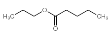 Pentanoic acid, propylester Structure