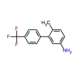 4-Methyl-3-[4-(trifluoromethyl)phenyl]aniline结构式