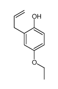 2-ALLYL-4-ETHOXYPHENOL Structure