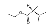 (S)-(-)-N,N-Dimethylalaninethylester结构式