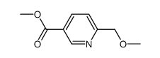 methyl 6-(methoxymethyl)nicotinate结构式